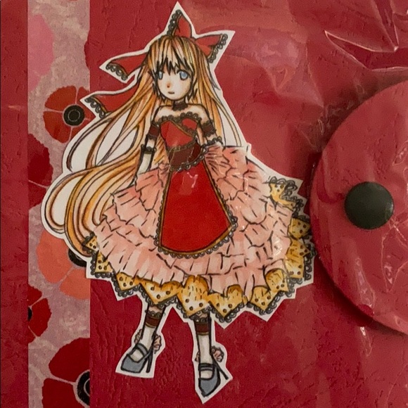 ❤️ Red manga notebook and pen, new in packaging - Picture 7 of 7